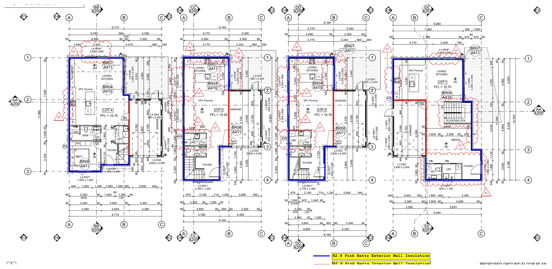 Ground-floor wall insulation from an actual New Zealand estimating sample