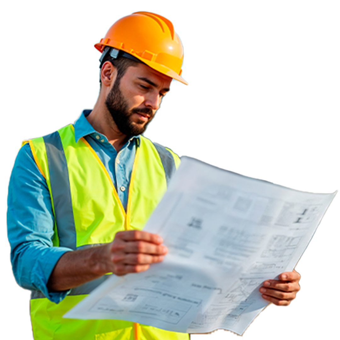 Contractor-with-plans
